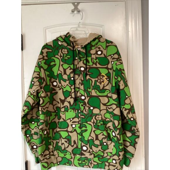 Special Blend Snowboarding Green Jacket with Hood Size Small Mens Retro - Picture 1 of 5